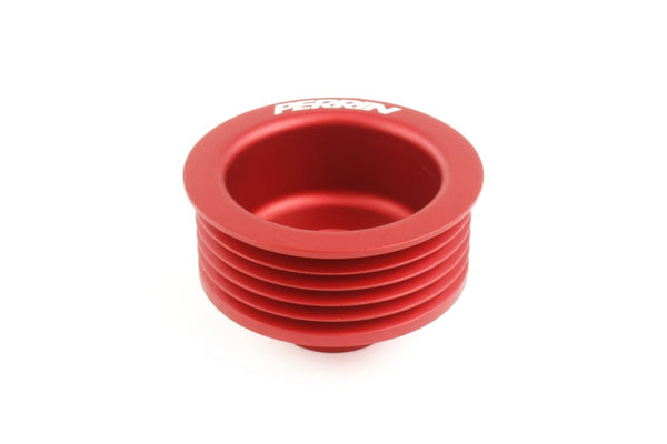 Perrin 07-21 Subaru WRX STI EJ Engines Alternator Pulley - Red - PSP-ENG-119RD for 2008-2021 Subaru WRX STI - front view