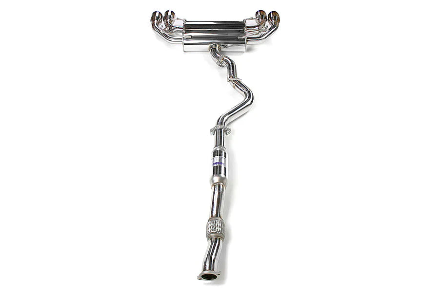 Invidia 08-11 STi Hatch / 11 WRX Hatch Dual Q300 Titanium Tip Cat-back Exhaust - HS08STIG3T