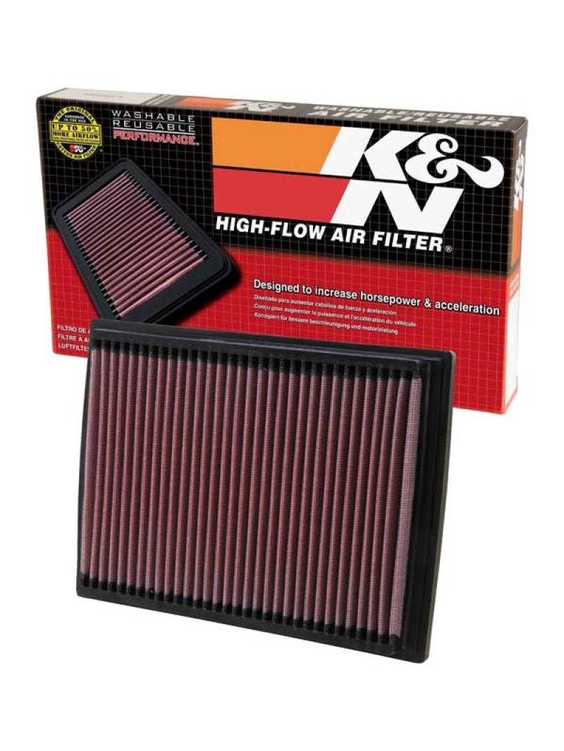 K&N 00-09 Hyundai Coupe/Elantra/Tiburon/Tuscon / 05-10 Kia Drop In Air Filter - 33-2201