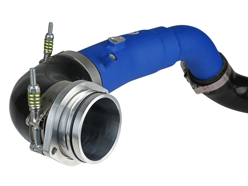aFe 20-21 BMW Z4 M40i (G29) L6-3.0L (t) B58 BladeRunner 2-1/2in to 3in  Hot-Side Charge Pipe - Blue - 46-20408-L