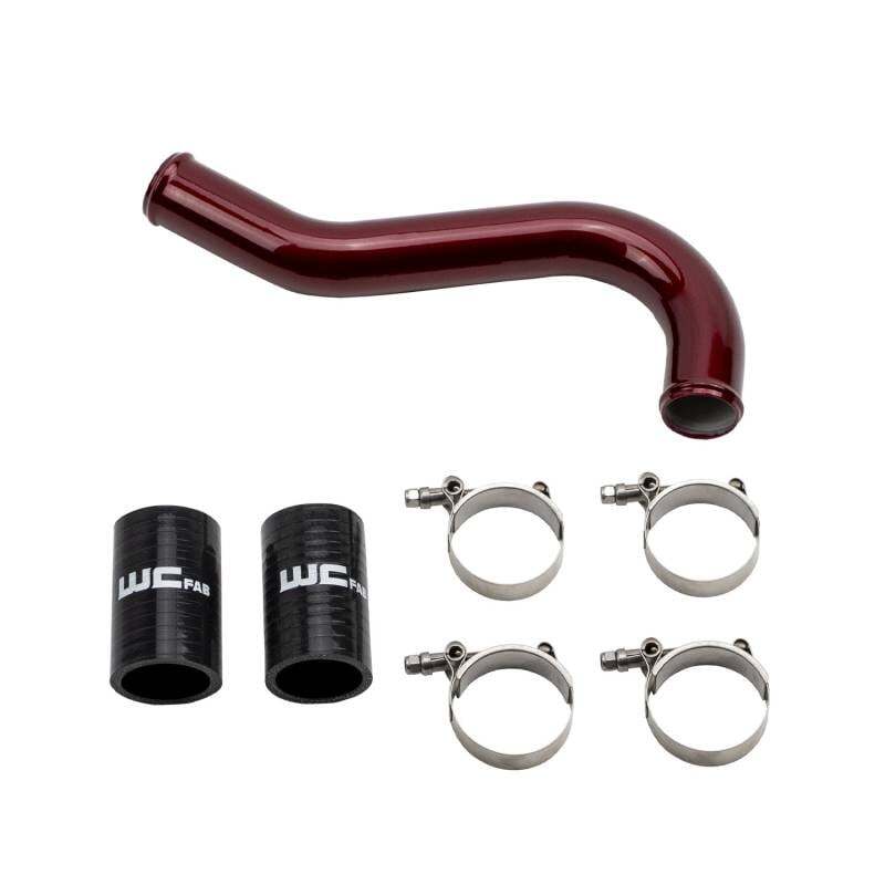 Wehrli 06-10 GM Duramax LBZ/LMM Upper Coolant Pipe - Sparkle Bomber Orange - WCF100622-SBO
