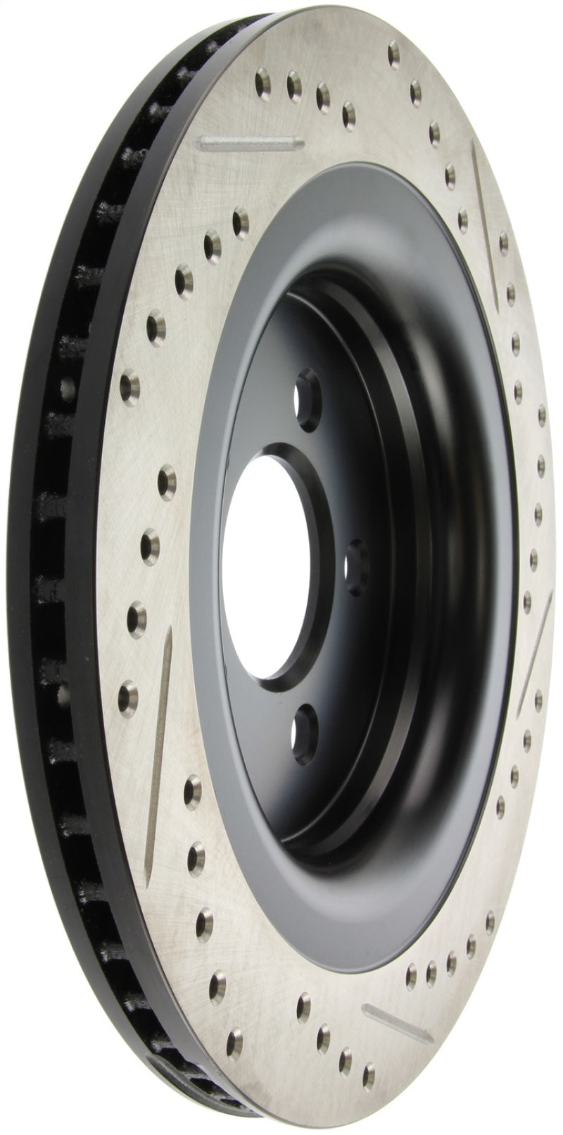 StopTech Slotted &amp; Drilled Sport Brake Rotor - 2015 Ford Mustang GT - Rear Right - 127.61109R