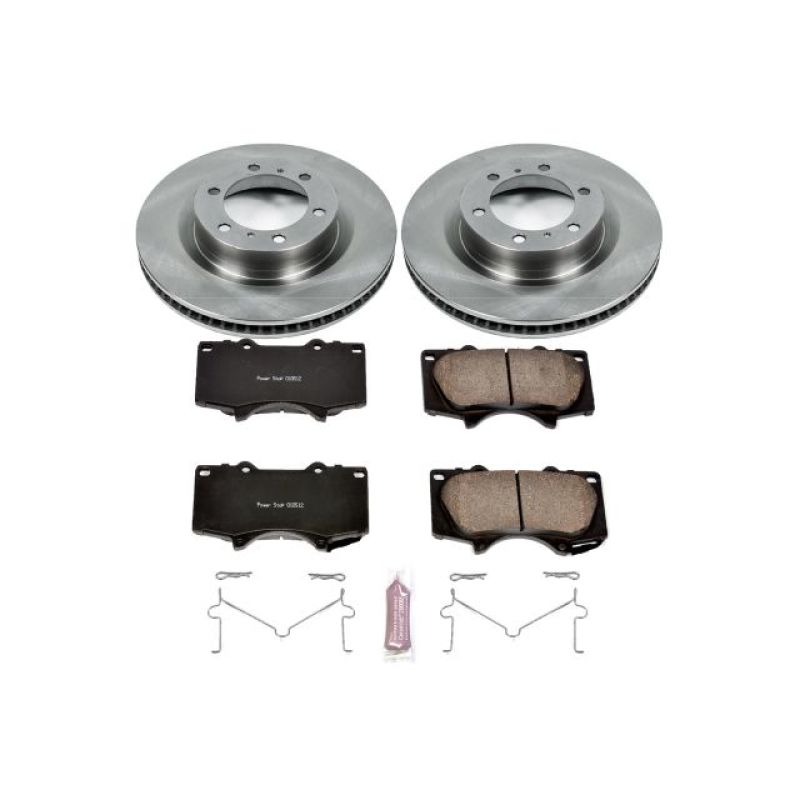 Power Stop 10-19 Lexus GX460 Front Autospecialty Brake Kit - KOE5873 for 2010-2023 Lexus GX - front view