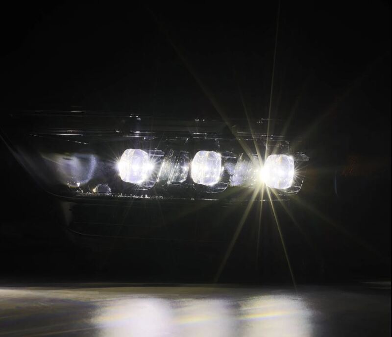 AlphaRex 15-17 Ford Mustang NOVA LED Proj Headlights Alpha Black w/Activ Light/Seq Signal/Switch DRL - 880261