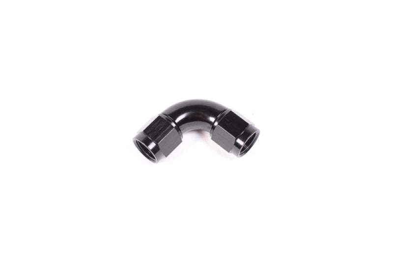 Radium Engineering 6AN Coupler Female to Female 90 DEG - 14-0268 by Radium Engineering - front view