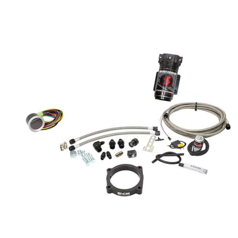 Snow Performance Stg 2 Bst Cooler Challenger Hellcat Water Inj Kit (SS Brded Line/4AN Fit) w/o Tank - SNO-2171-BRD-T by Snow 