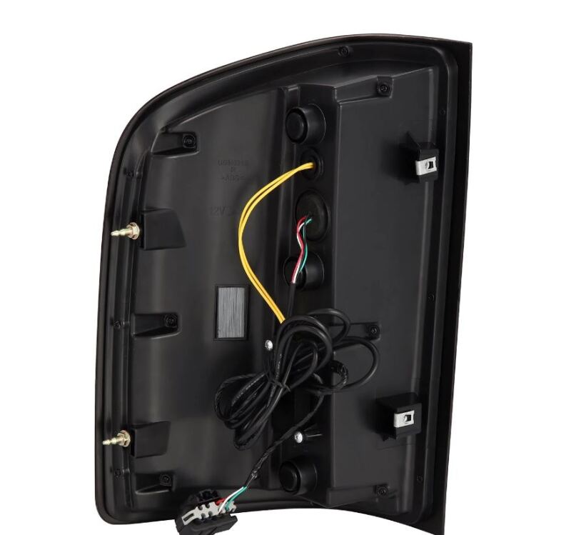 AlphaRex 07-14 Chevrolet Silverado 1500/2500HD/3500HD Luxx-Series LED Tail Lights Blk w/Smoked Lens - 620080