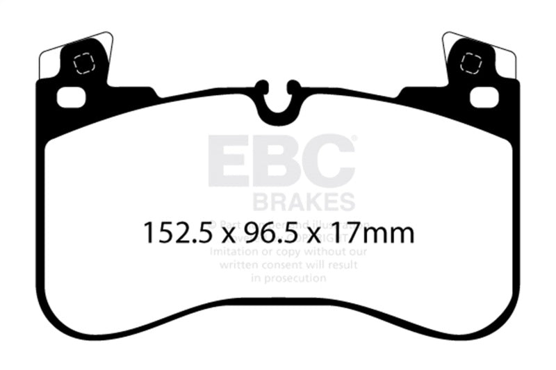 EBC 2020+ Land Rover Defender 90 Greenstuff Front Brake Pads - DP62401
