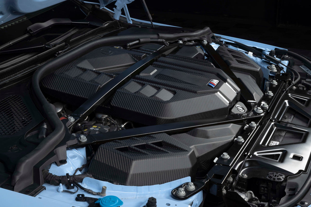 Dinan - Matte Carbon Fiber Engine Cover - 2021-2026 BMW M2/M3/M4 - D590-0005-B