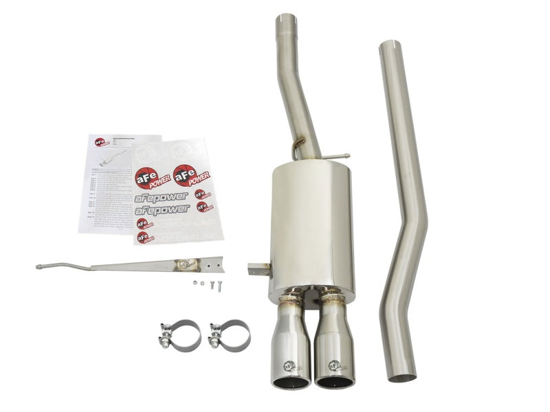 aFe MACHForce XP Exhausts Cat-Back SS-304 14-17 Mini Cooper S Hardtop 2-Door w/ Polished Tips - 49-36331-P
