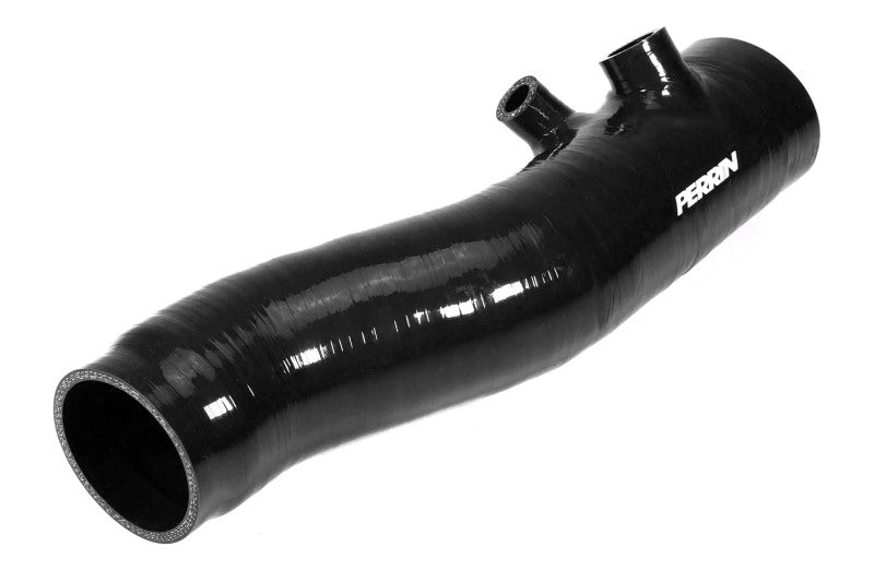Perrin 2022+ Subaru WRX Black 3in Turbo Inlet Hose w/ Nozzle - PSP-INT-425BK