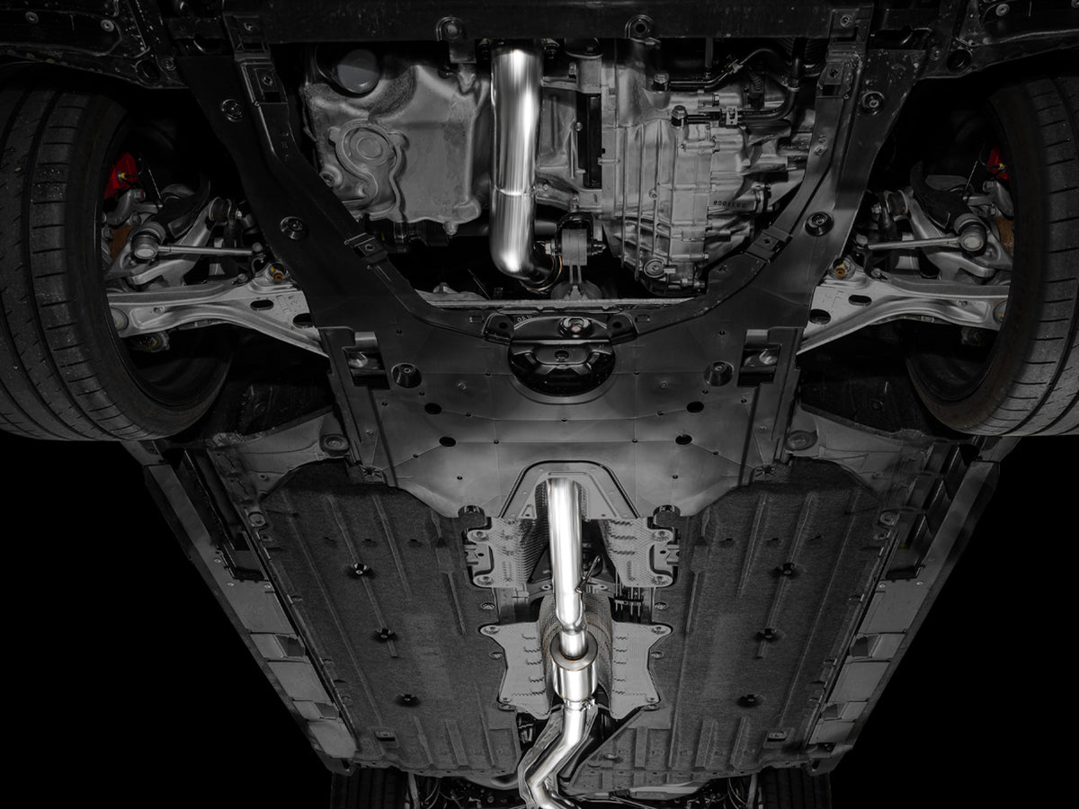 AWE Tuning 2024 Acura Integra Type S DE5 FWD Track Edition Exhaust w/ Triple Chrome Silver Tips - 3020-52335