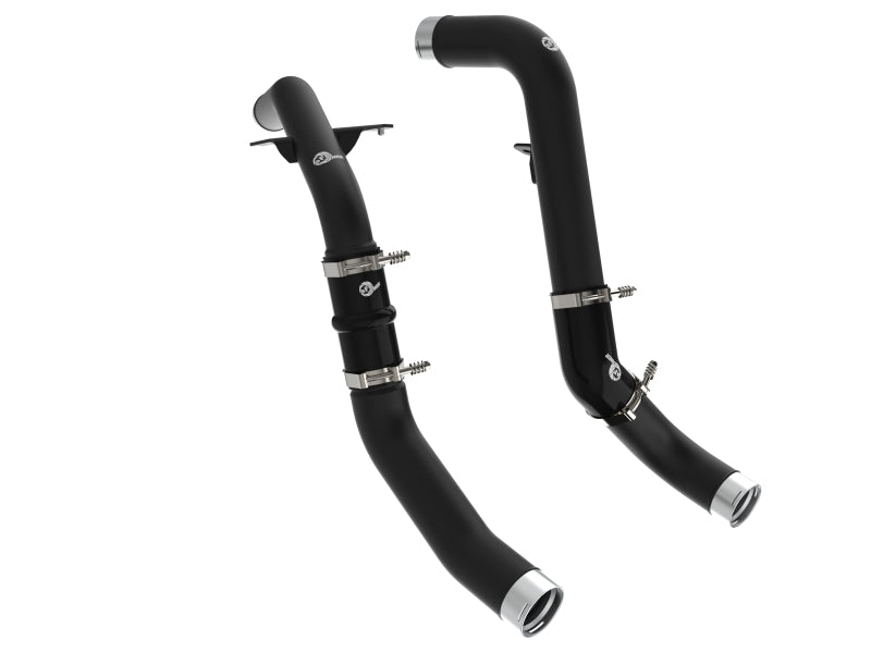 aFe RAM 1500 20-22 V6-3.0L (td) BladeRunner 2-1/2 in &amp; 3in Aluminum Hot &amp; Cold Charge Pipe Kit Black - 46-20594-B