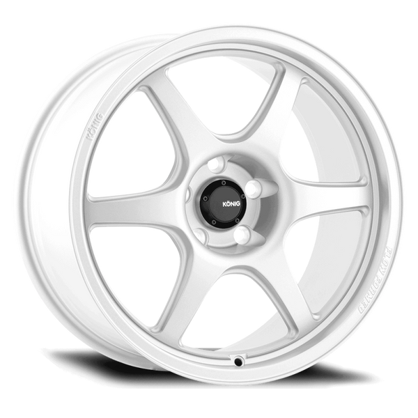Konig Hexaform 18X8.5 5X114.3 ET43 Gloss White Flow Formed - HF8851443W by Konig