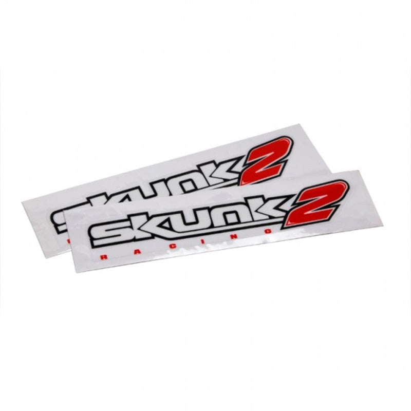 Skunk2 12in. Decal (Set of 2) - 837-99-1012 by Skunk2 Racing - angle view