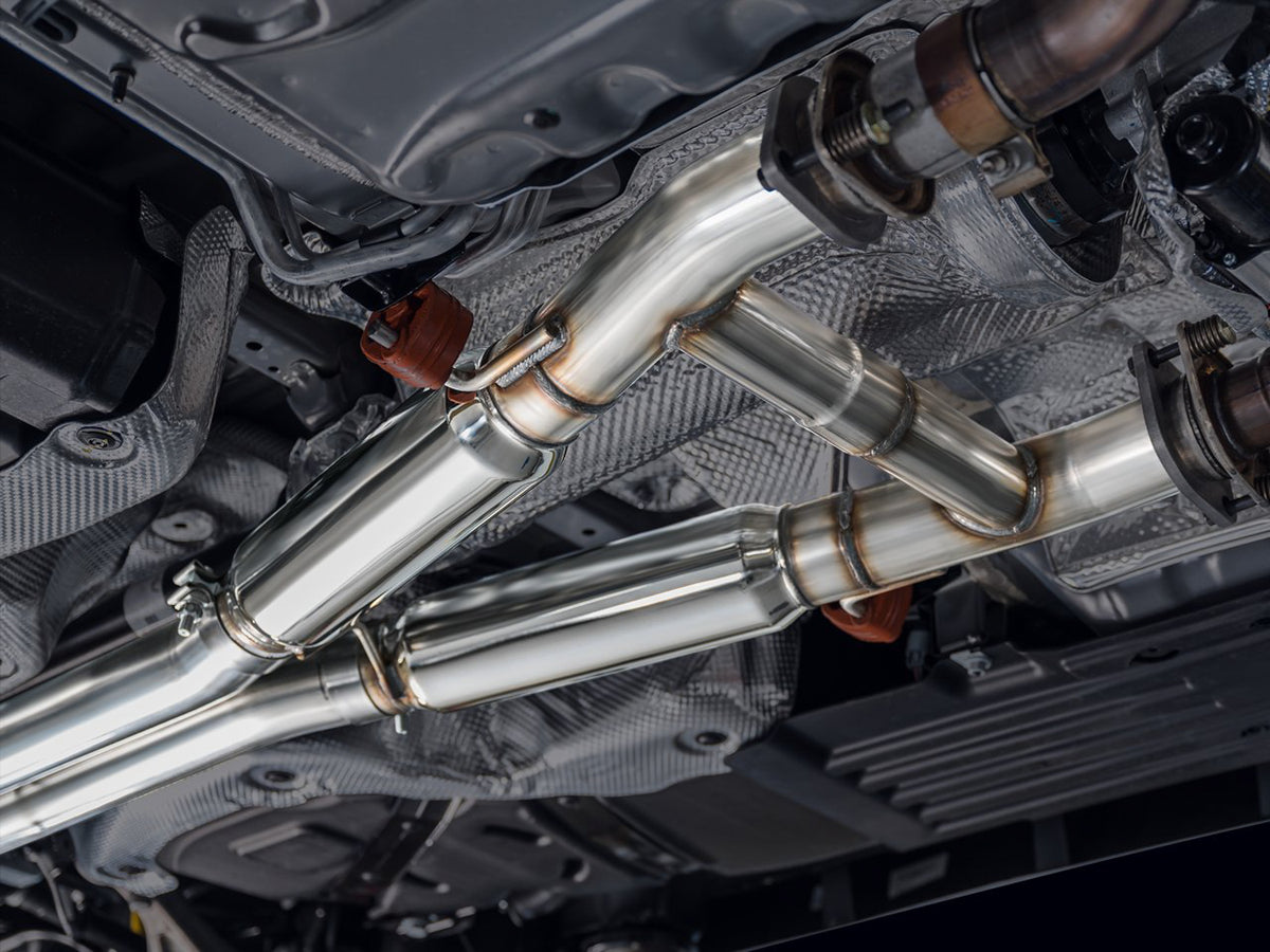 AWE Tuning 18-23 Dodge Durango SRT & Hellcat Track Edition Exhaust - Diamond Black Tips - 3020-33952