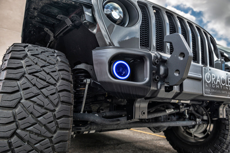 Oracle Jeep Wrangler JK/JL/JT High Performance W LED Fog Lights - ColorSHIFT - Dynamic SEE WARRANTY - 5846-332