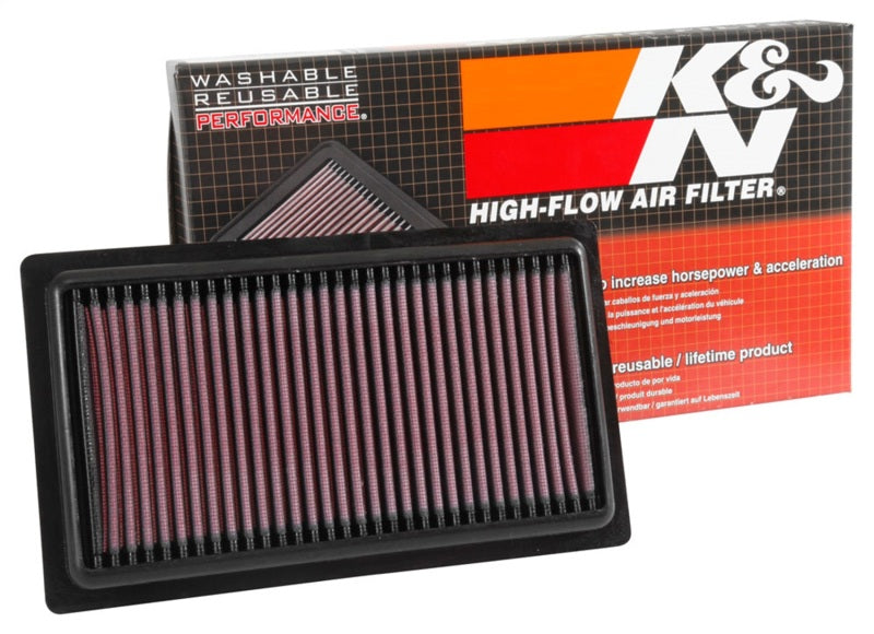 K&N 2014-2016 Hyundai i20 L4-1.4L DSL Replacement Drop In Air Filter - 33-3052