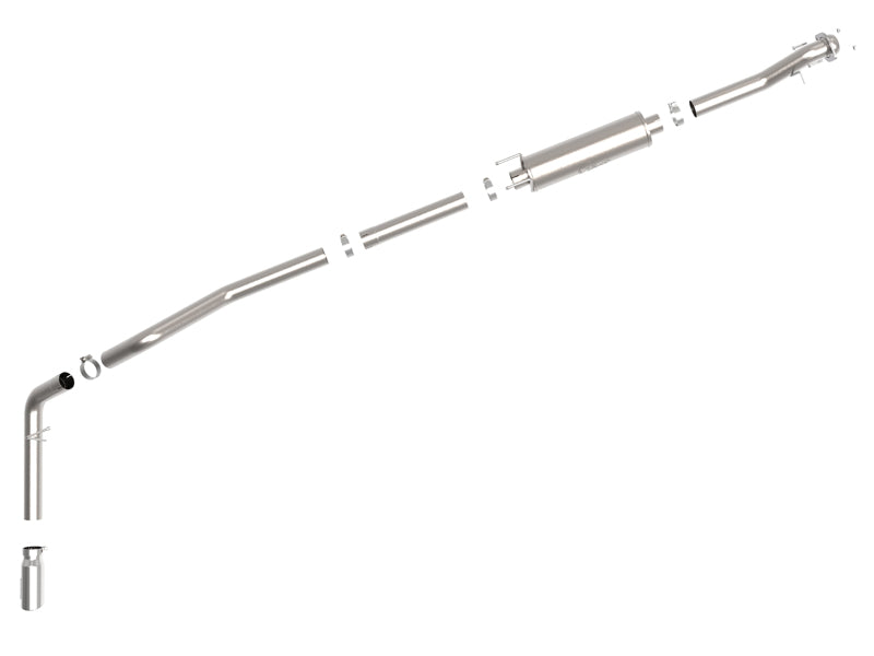 aFe Vulcan Series 3 1/2in 304 SS Cat-Back 13-19 Ford Transit V6 3.5 Twin Turbo w/ Polished Tip - 49-33112-P