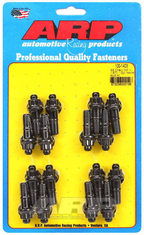 ARP BB Chevy 3/8 x 1.670in 12pt Header Stud Kit - 100-1403
