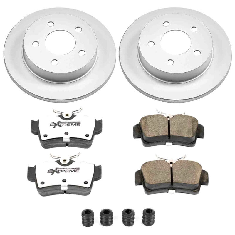 Power Stop 94-04 Ford Mustang Rear Z26 Coated Brake Kit - CPK1303-26