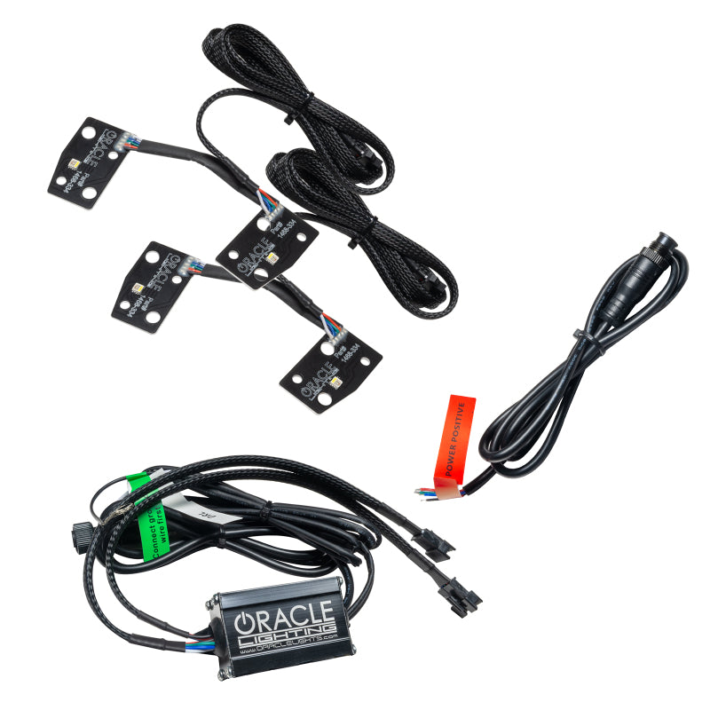 Oracle 2021 Ford Bronco DRL Upgrade w/ Halo Kit - ColorSHIFT w/ No Controller SEE WARRANTY - 1468-334