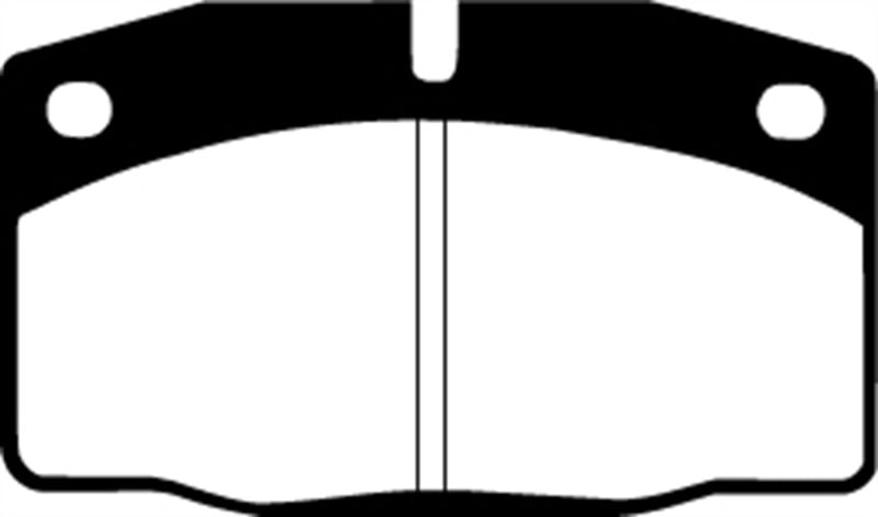 EBC 89-95 Lotus Elan (M100) 1.6 Turbo Greenstuff Front Brake Pads - DP2325