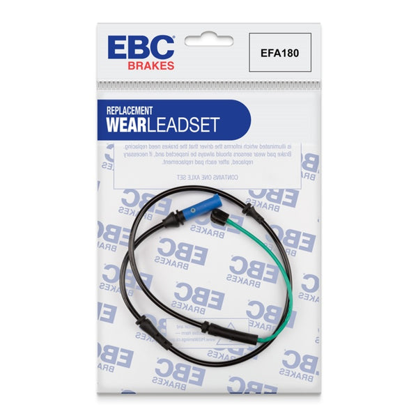 EBC 2015+ BMW 750 / 750 xDrive  4.4 Twin Turbo (G12) Wear Leads - EFA180 for 2015-2022 BMW 7 Series - front view