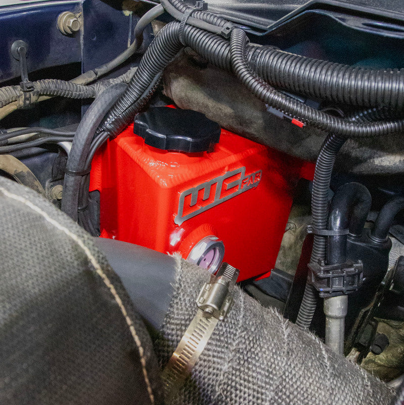 Wehrli 04.5-07 Cummins 5.9L OEM Placement Coolant Tank - Gun Metal - WCF100542-GM