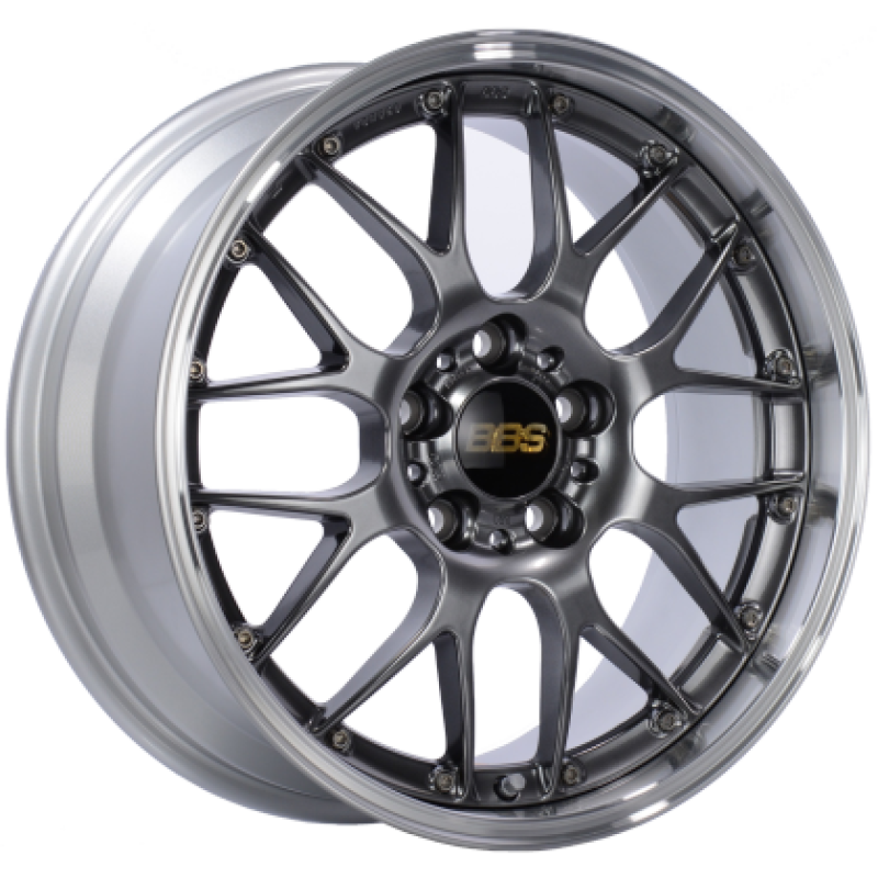 BBS RS-GT 18x9 5x120 ET45 / 72.5 CB Diamond Black Center Diamond Cut Lip Wheel - RS946HDBPK