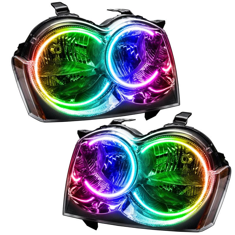 Oracle 05-07 Jeep Grand Cherokee SMD HL (Non-HID) - ColorSHIFT SEE WARRANTY - 8164-330