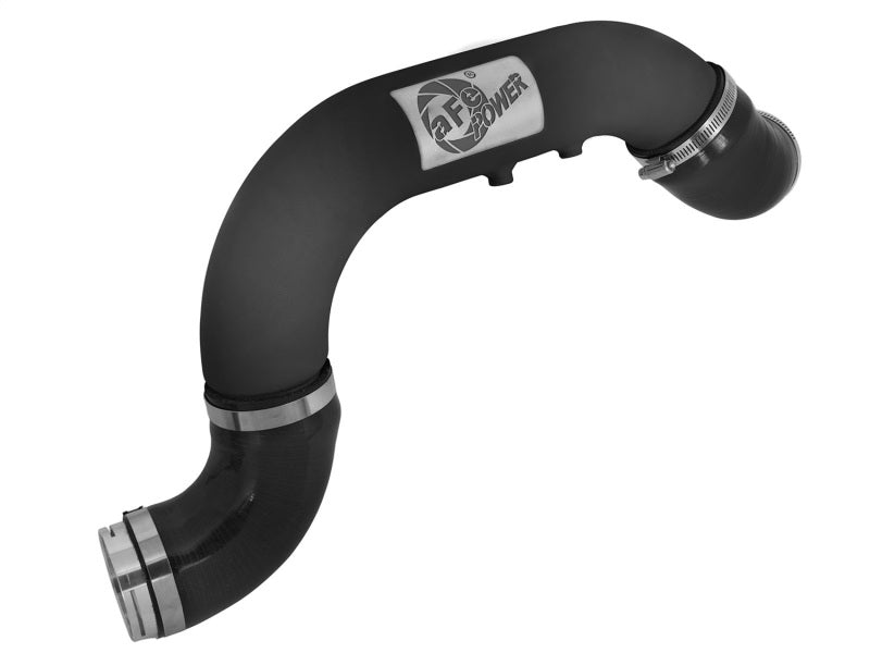 aFe BladeRunner 3in Black IC Tube Cold Side w/ Coupling &amp; Clamp Kit 2016 GM Colorado/Canyon 2.8L - 46-20269-B