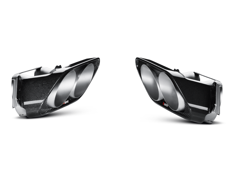 Akrapovic 10-14 AMG SLS Coupe/Roadster Evolution Line Cat Back (Titanium) w/ Carbon Tips - S-MESLSAMG/1