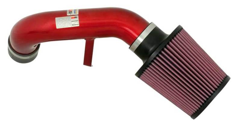 K&N 02 Acura RSX Red Typhoon Short Ram Intake - 69-0015TR for 2002-2006 Acura RSX - front view