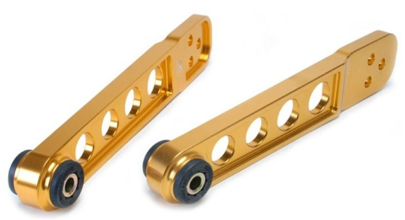 Skunk2 02-06 Honda Element/02-06 Acura RSX Gold Anodized Rear Lower Control Arm (Incl. Socket Tool) - 542-05-0210 for 2003-20