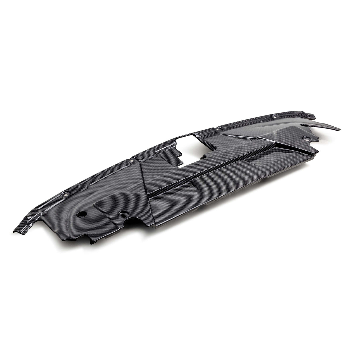 Anderson Composites 2024 Ford Mustang Carbon Fiber Radiator Cover - Matte Finish - AC-CP24FDMU-MF