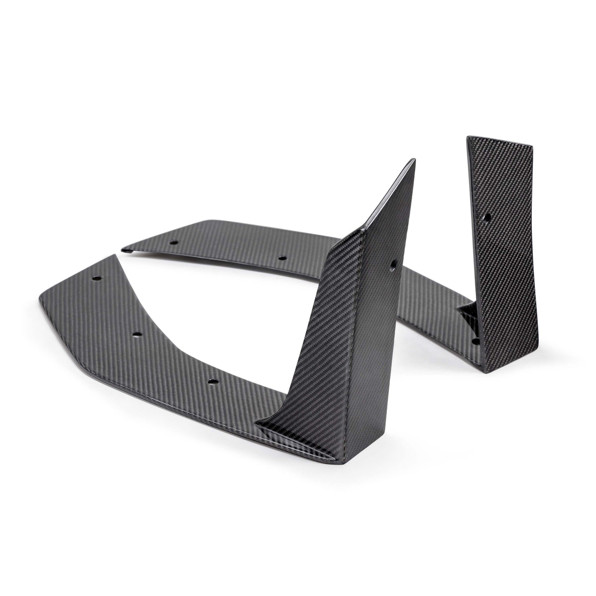 Anderson Composites 2024 Ford Mustang Type-GT5 Carbon Fiber Front Splitter Wickers - AC-FBC24FDMU-GT5