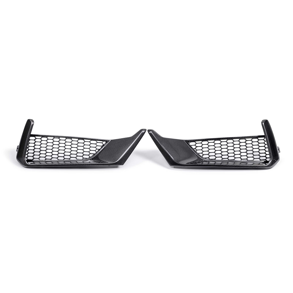 Anderson Composites 2024 Ford Mustang Dark Horse Carbon Fiber Front Bumper Inserts - AC-FBI24FDMUDH