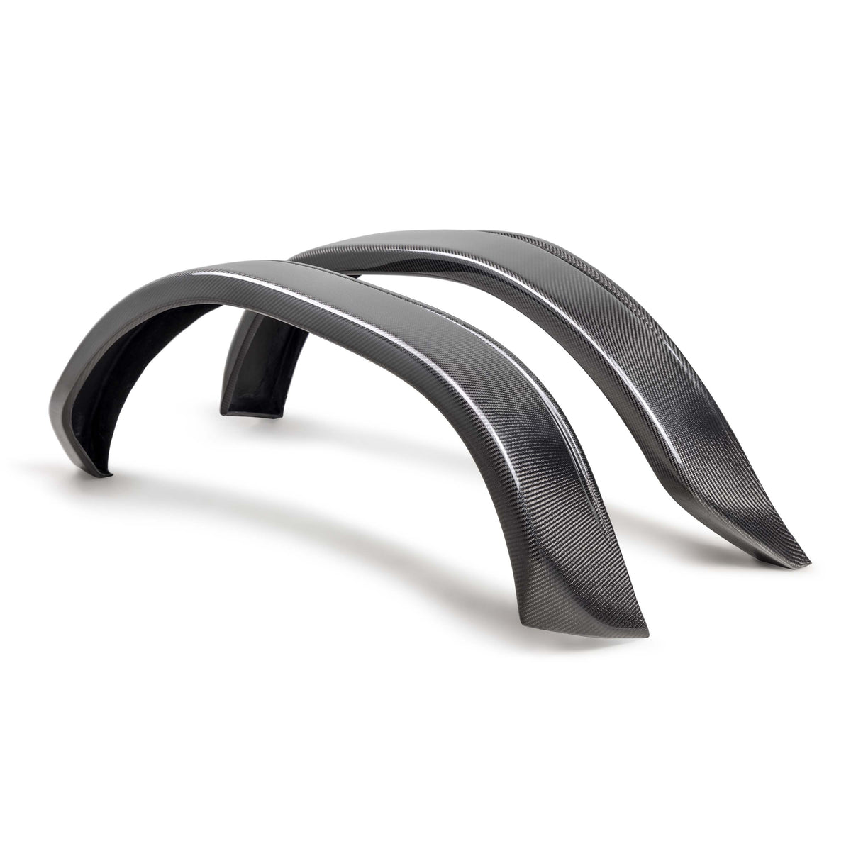 Anderson Composites 22-25 Ford Bronco 2DR Everglades Style Carbon Fiber Rear Fender Flares - AC-FLR22FDBREG2D-R