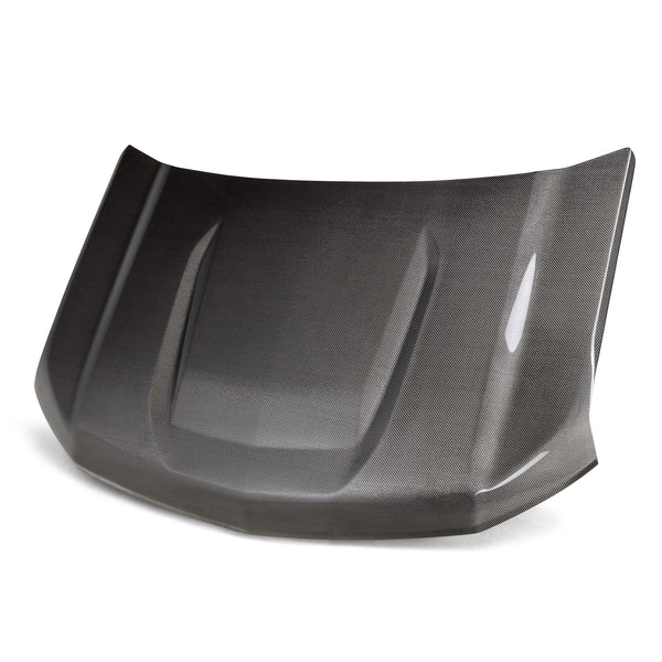Anderson Composites 20-25 Chevrolet Silverado 1500 Type-OE Carbon Fiber Hood - AC-HD20CHSV-OE by Anderson Composites - front 