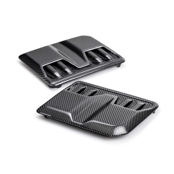 Anderson Composites 2024 Ford Ranger Raptor Carbon Fiber Hood Vents - AC-HV24FDRNRA by Anderson Composites - front view