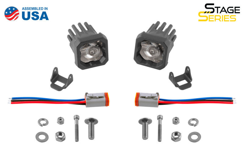 Diode Dynamics Stage Series C1 LED Pod Sport - White Spot Standard ABL (Pair) - DD6450P by Diode Dynamics - detail view