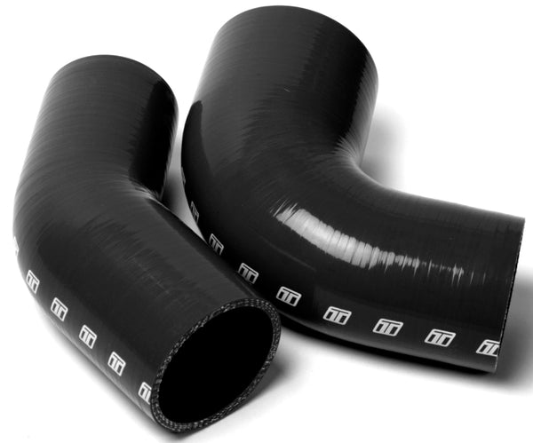 Turbosmart Hose 45 Deg Reducer Elbow 2.00-3.00 - Black - TS-HRE42030-BK by Turbosmart