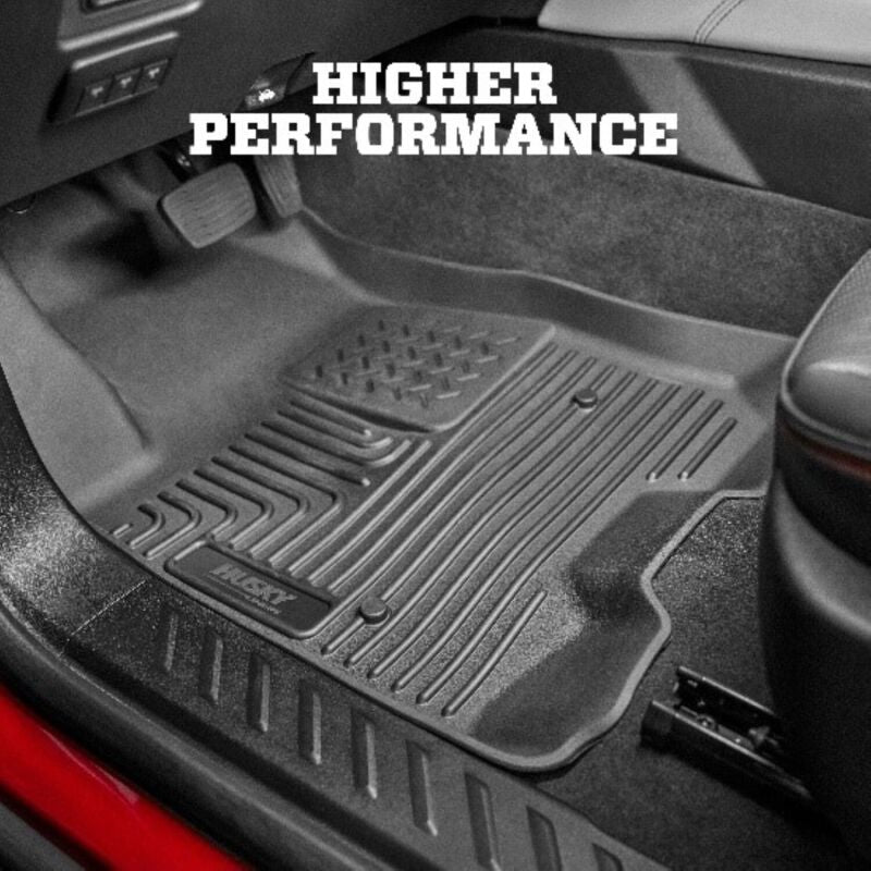 Husky Liners 2019+ Ford Ranger SuperCrew Cab WeatherBeater Black Front & 2nd Seat Floor Liners - 94101HUL