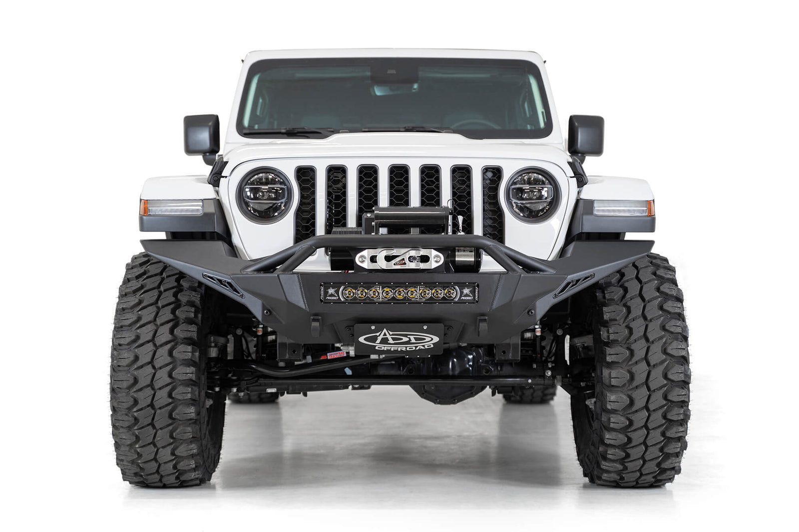 Addictive Desert Designs 07-23 Jeep JK/JL/JT Stealth Fighter Front Licence Plate Bracket - AC96154701NA