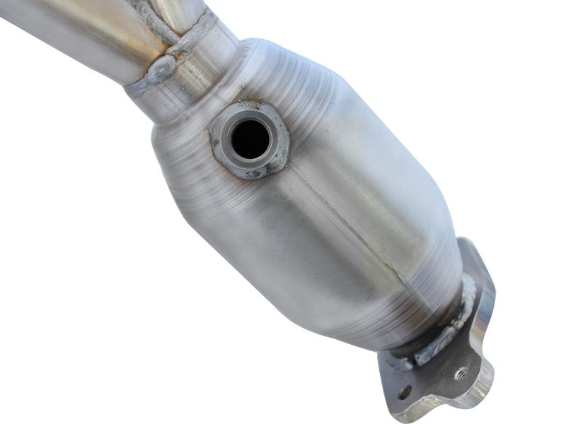aFe 05-11 Toyota Tacoma V6-4.0L Twisted Steel 409 Stainless Steel Long Tube Header w/ Cat - 48-46001-1HC