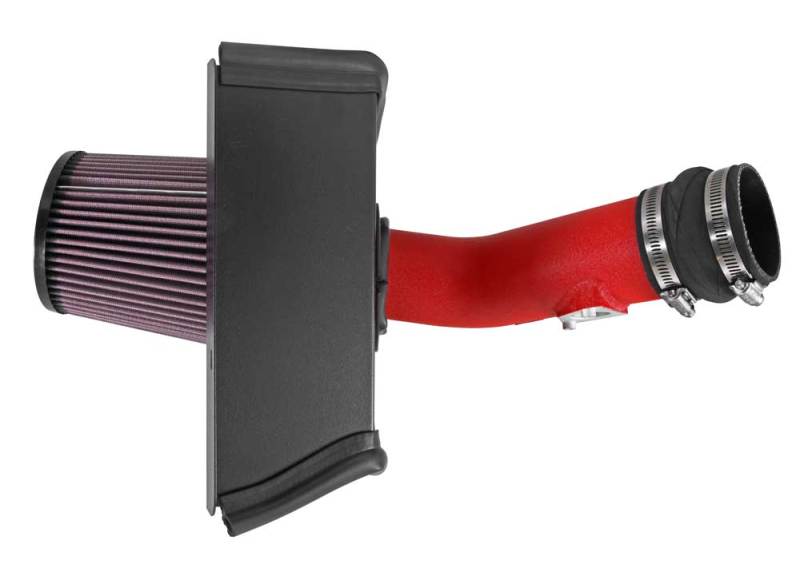 K&amp;N 2015 Subaru WRX-STI 2.5L H4 Red Typhoon Short Ram Intake - 69-8007TWR