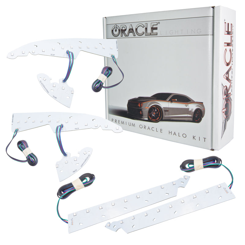 Oracle 14-15 GMC Sierra Headlight DRL Upgrade Kit - ColorSHIFT w/ 2.0 Controller SEE WARRANTY - 2450-333