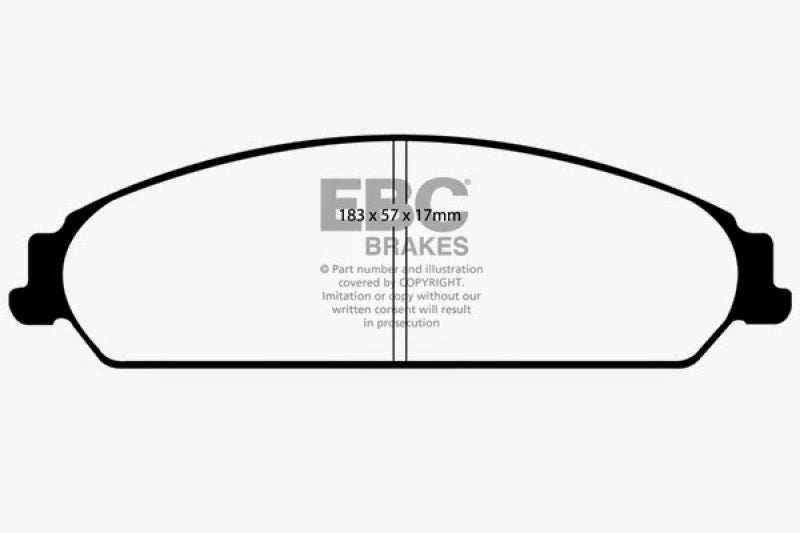 EBC 05-10 Chrysler 300C 5.7 Bluestuff Front Brake Pads - DP51724NDX