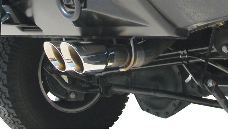 Corsa 2003-2006 Hummer H2 6.0L V8 Polished Sport Cat-Back Exhaust - 14216